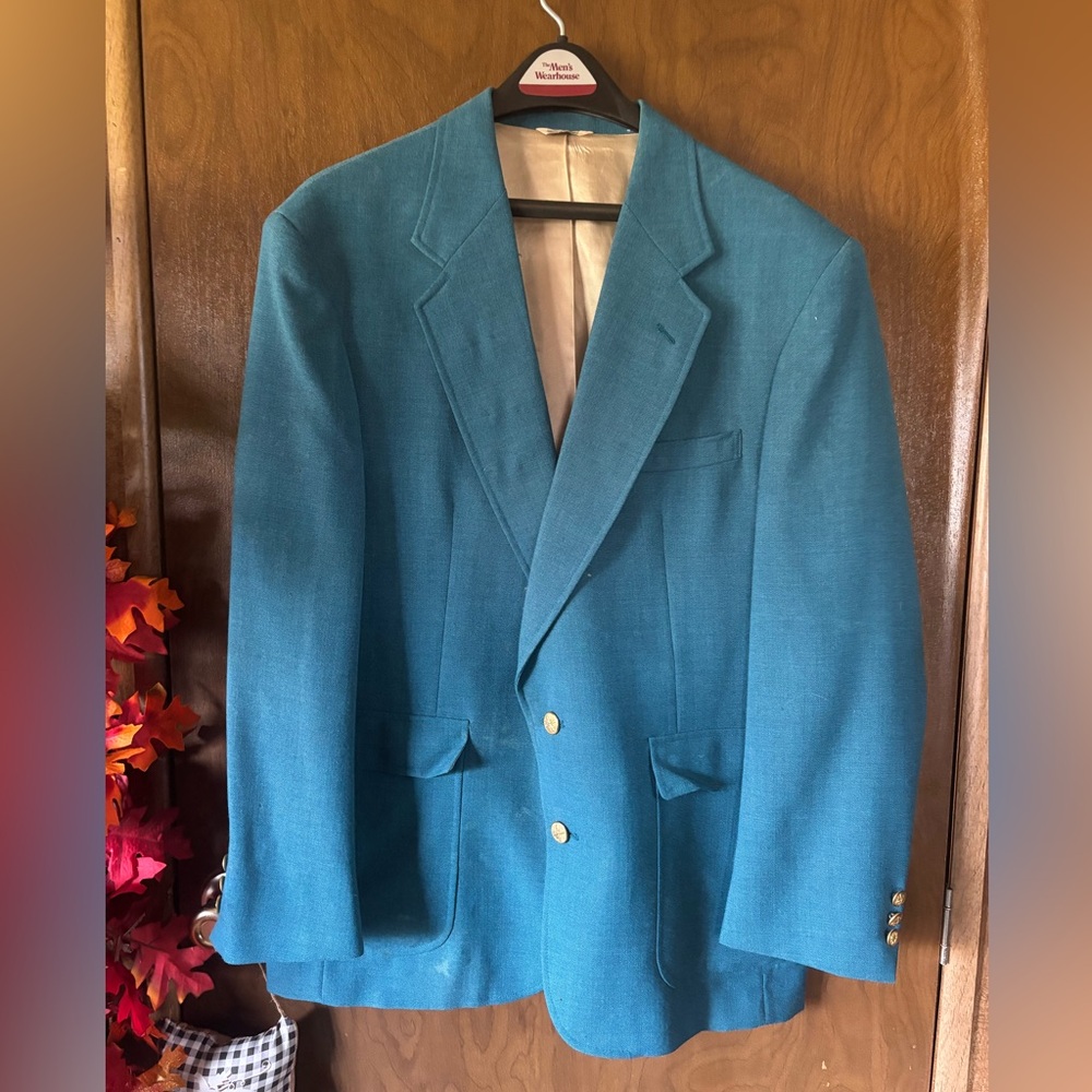 Vintage Classic Blue Men's Blazer